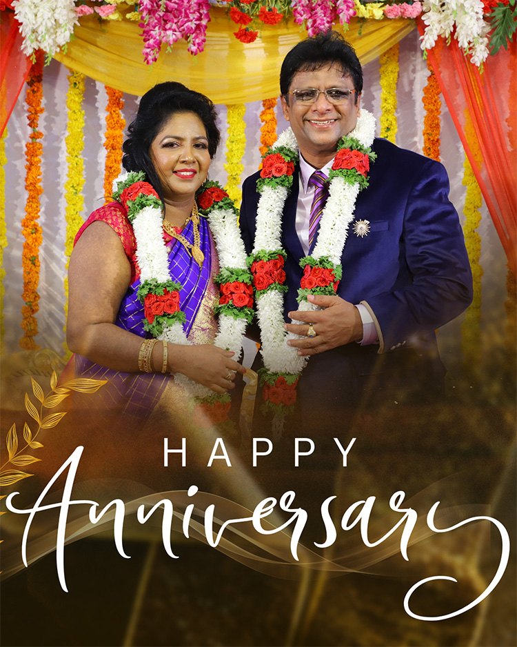 The entire family and members of Grace Ministry wish Bro Andrew Richard and Sis Hanna a Blessed Happy Wedding Anniversary 2024. May your love grow stronger and inspire all, and may life bless you with all the gifts.